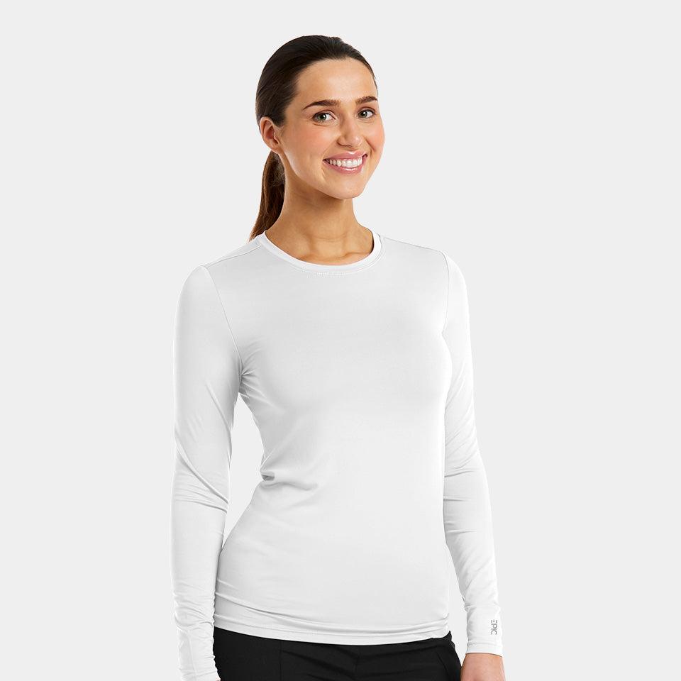 Women's Long Sleeved Underscrub Tee EPIC - Bayberry Uniforms