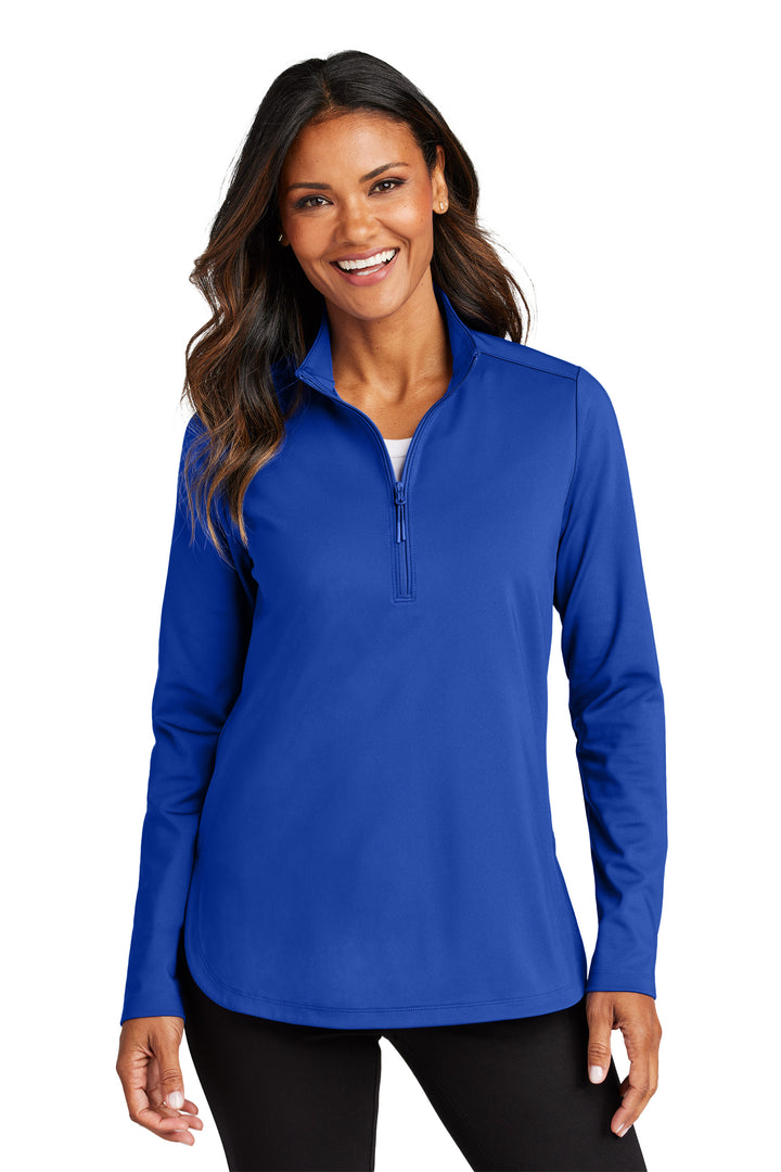 Port Authority® C-FREE® Double Knit 1/4-Zip - Women