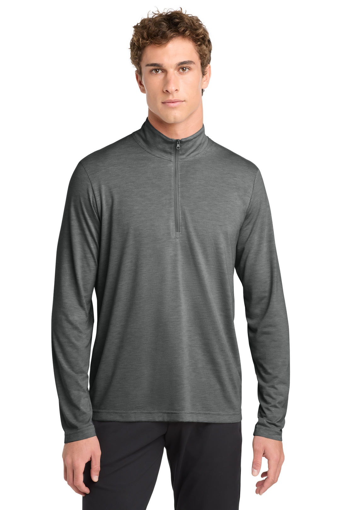 Sport-Tek PosiCharge Tri-Blend Wicking 1/4-Zip Pullover