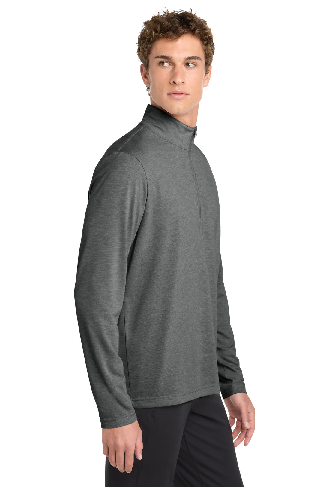 Sport-Tek PosiCharge Tri-Blend Wicking 1/4-Zip Pullover